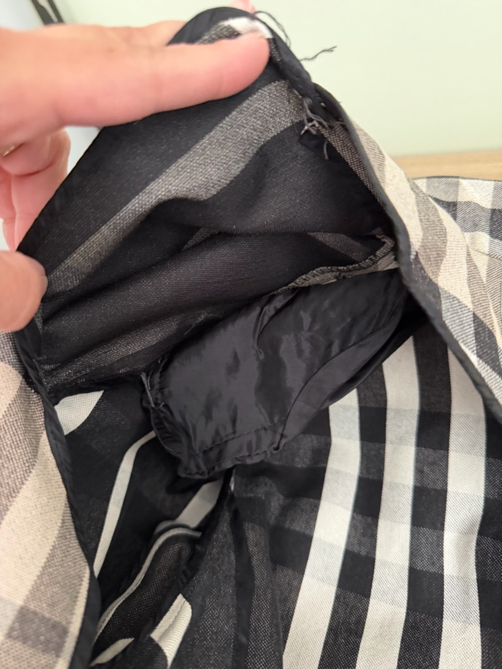 BURBERRY LONDON | Check Plaid Trench Coat Belt Double Breasted Metallic US 8 - Picture 14 of 15